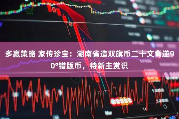 多赢策略 家传珍宝:湖南省造双旗币二十文背逆90°错版币,待新主赏识